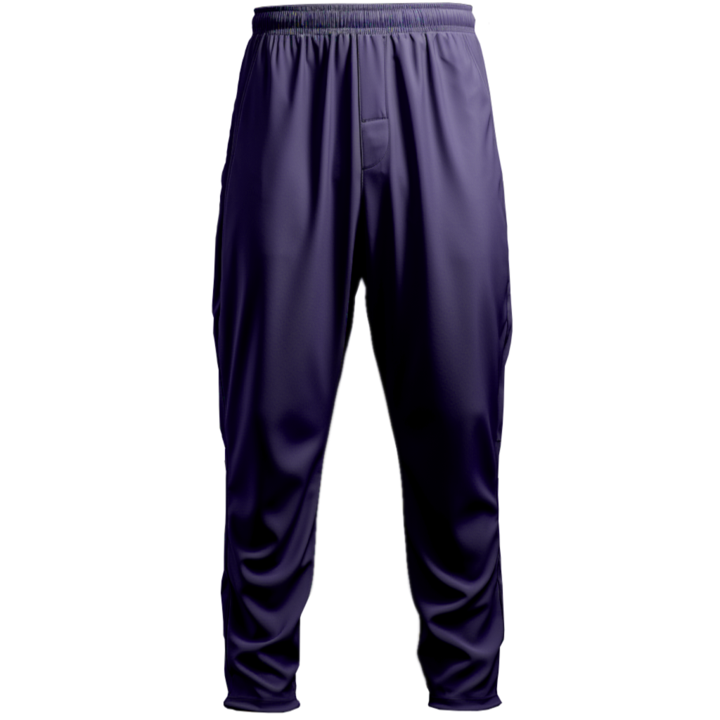 Gym Pants: Relaxed Purple Long