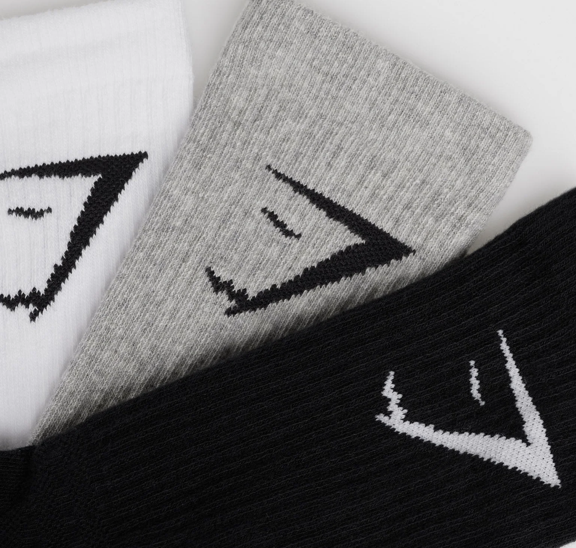 Gym Shark - Crew Socks 3 Pack