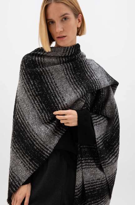 Textural Ombré Cape