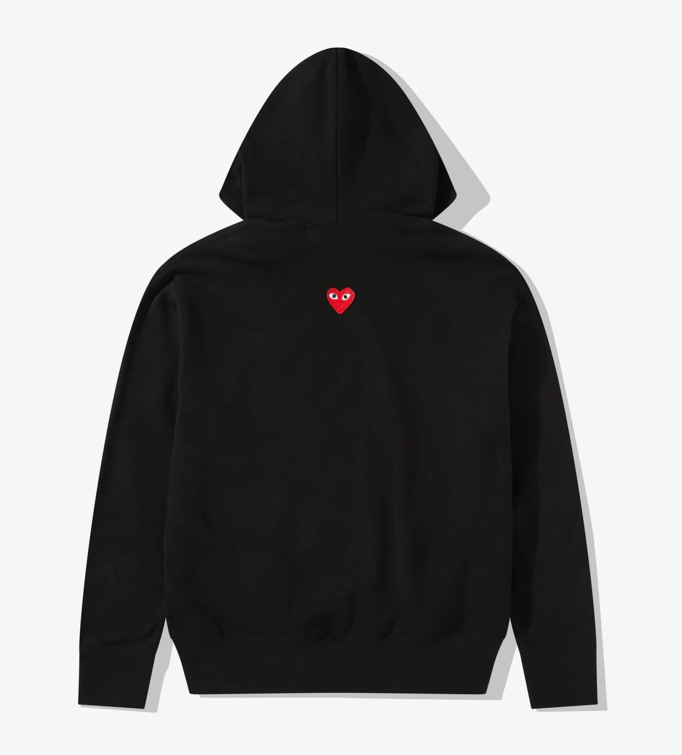 Unisex Reverse Red Heart Zip Hooded Sweatshirt