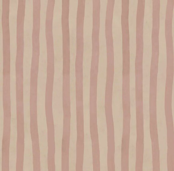 ARTIST'S STRIPE Wallpaper - Sakura & Astrantia