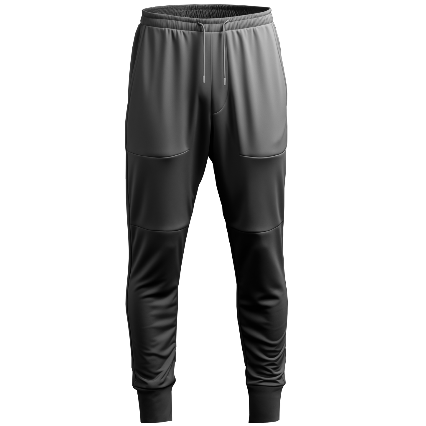 Gym Pants: Slim Grey Long