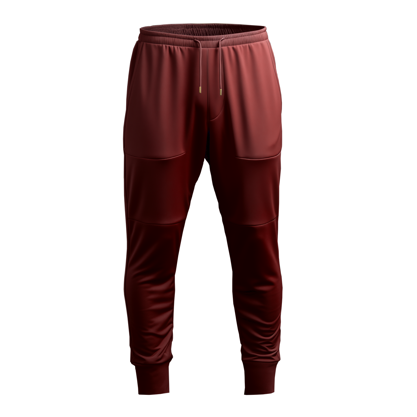 Gym Pants: Slim Red Regular