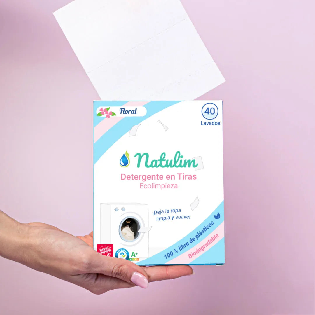 Eco-Tiras de Detergente 40 lavados Natulim