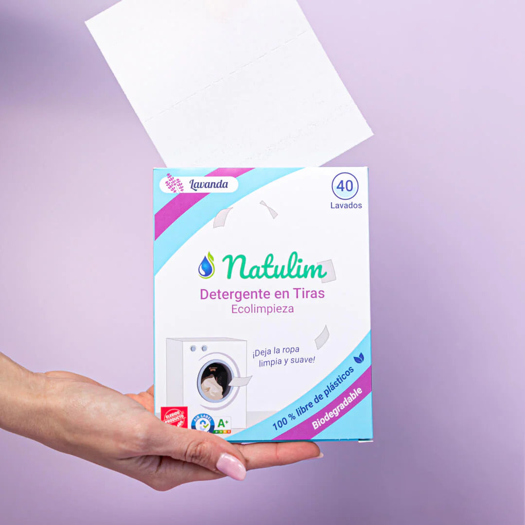 Eco-Tiras de Detergente 40 lavados Natulim