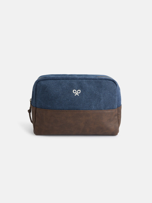 Neceser clasico azul marino