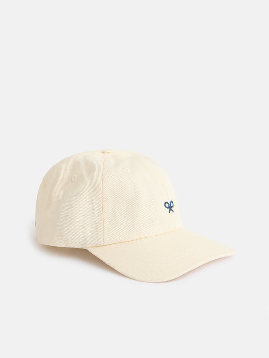 Gorra lisa raqueta beige