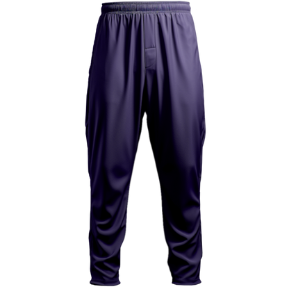 Gym Pants: Relaxed Purple Long