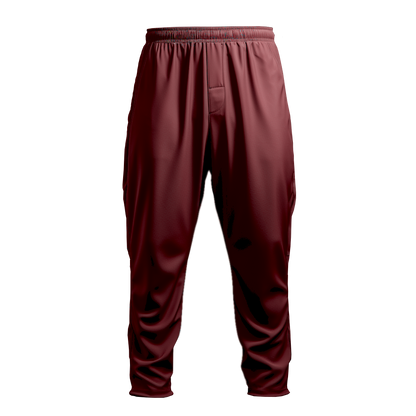Gym Pants: Relaxed Red Regular