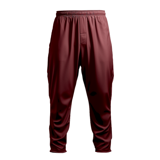 Gym Pants: Relaxed Red Regular