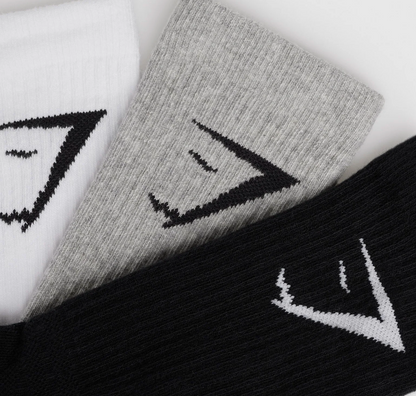 Gym Shark - Crew Socks 3 Pack