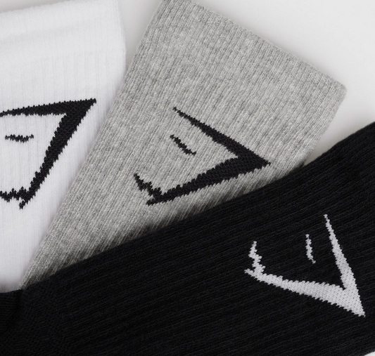 Gym Shark - Crew Socks 3 Pack