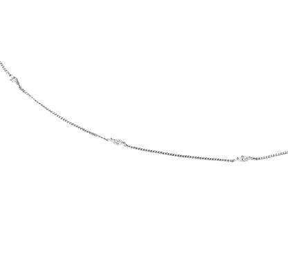 Astrid &amp; Miyu - Pulsera Navette de Cristal en Plata