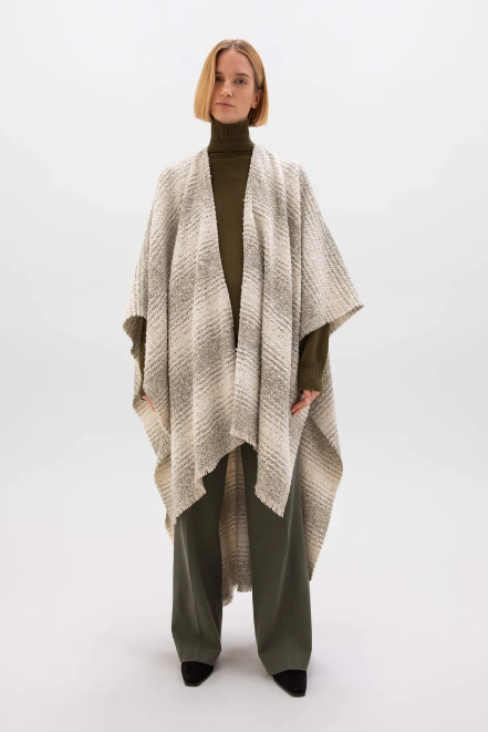 Textural Ombré Cape