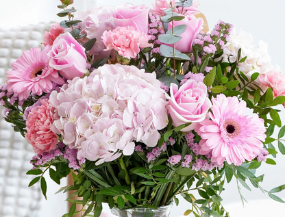 Pretty in Pink with Vase