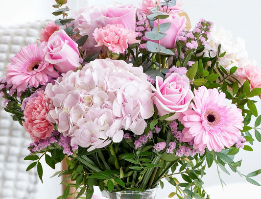 Pretty in Pink with Vase