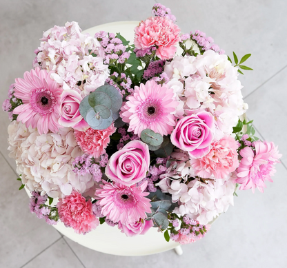 Pretty in Pink with Vase
