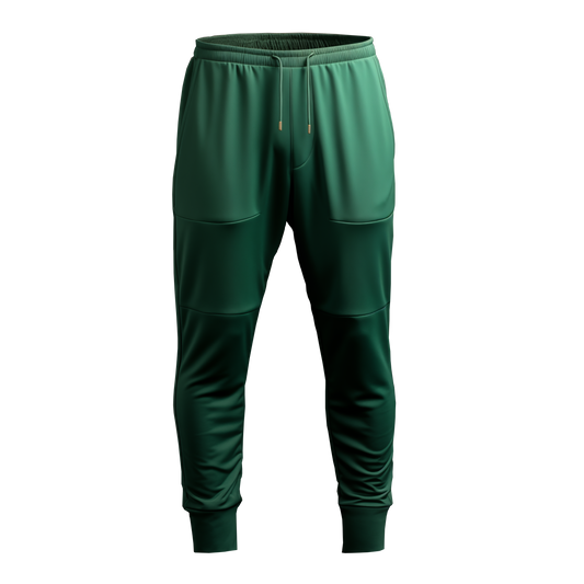 Gym Pants: Slim Green Regular
