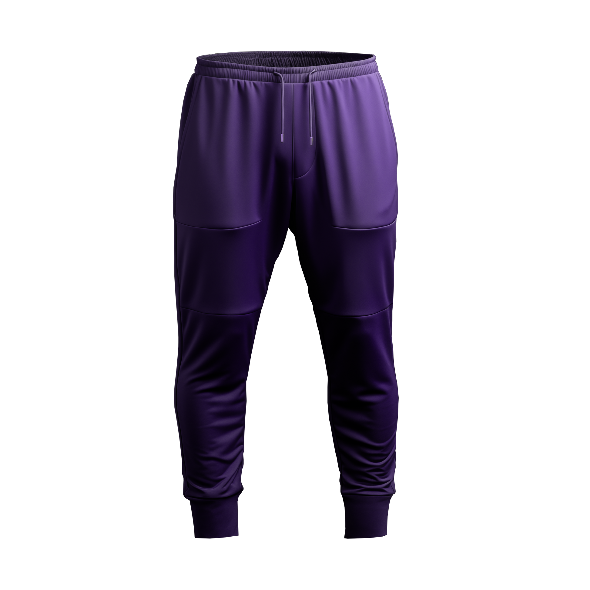Gym Pants: Slim Purple Short