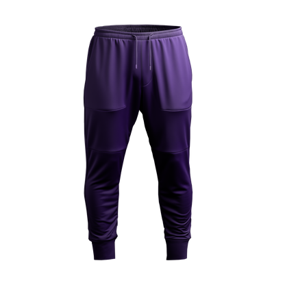 Gym Pants: Slim Purple Short