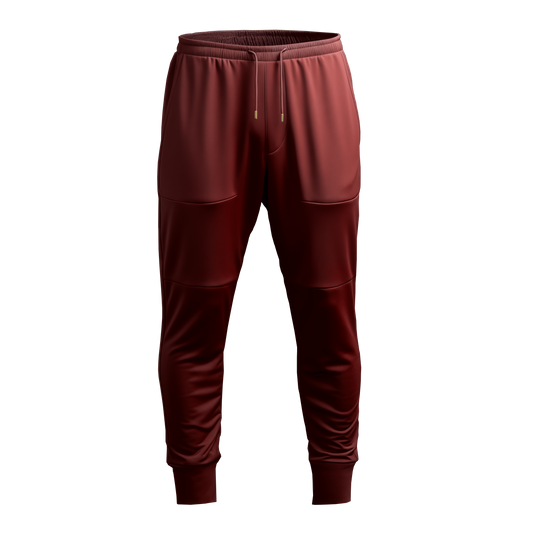 Gym Pants: Slim Red Regular