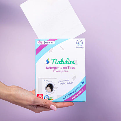 Eco-Tiras de Detergente 40 lavados Natulim